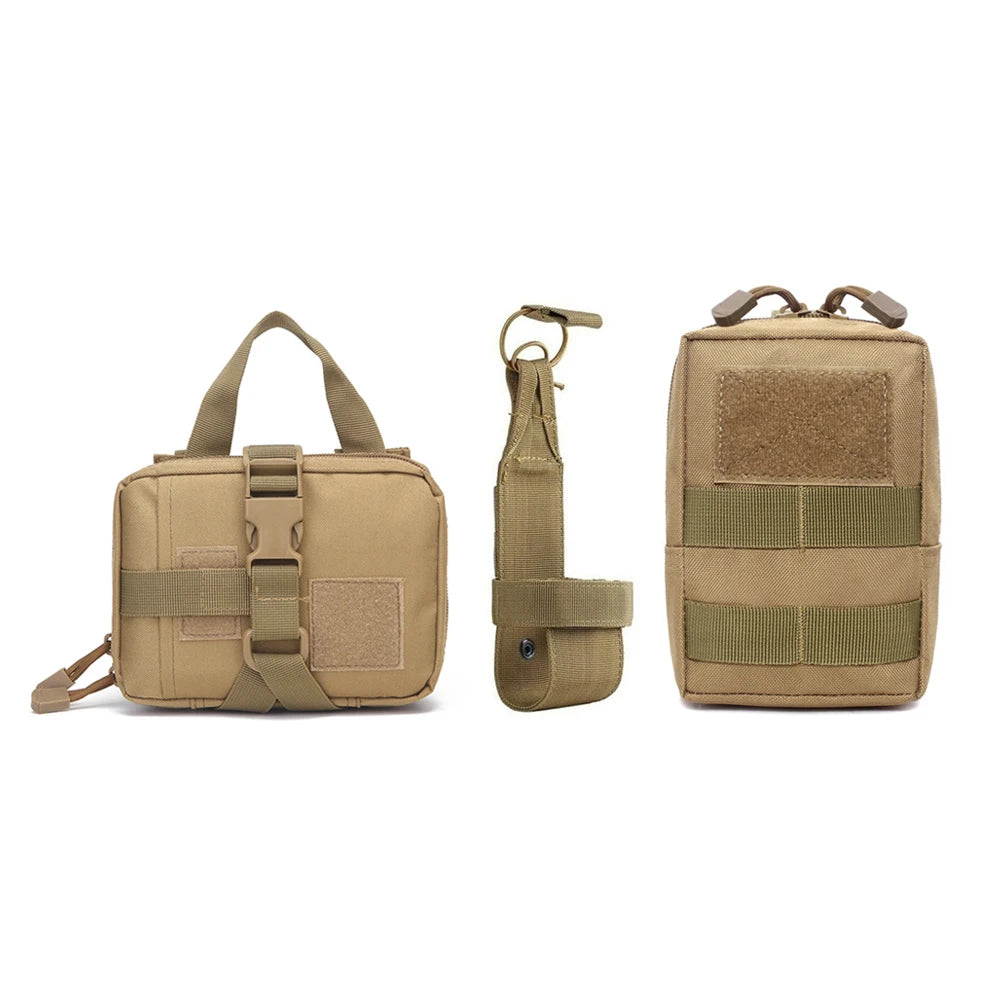 Dog Tactical Molle Pouch Set – Military-Style Utility Bags for Harness & Belt | Training Gear for Large Working Dogs