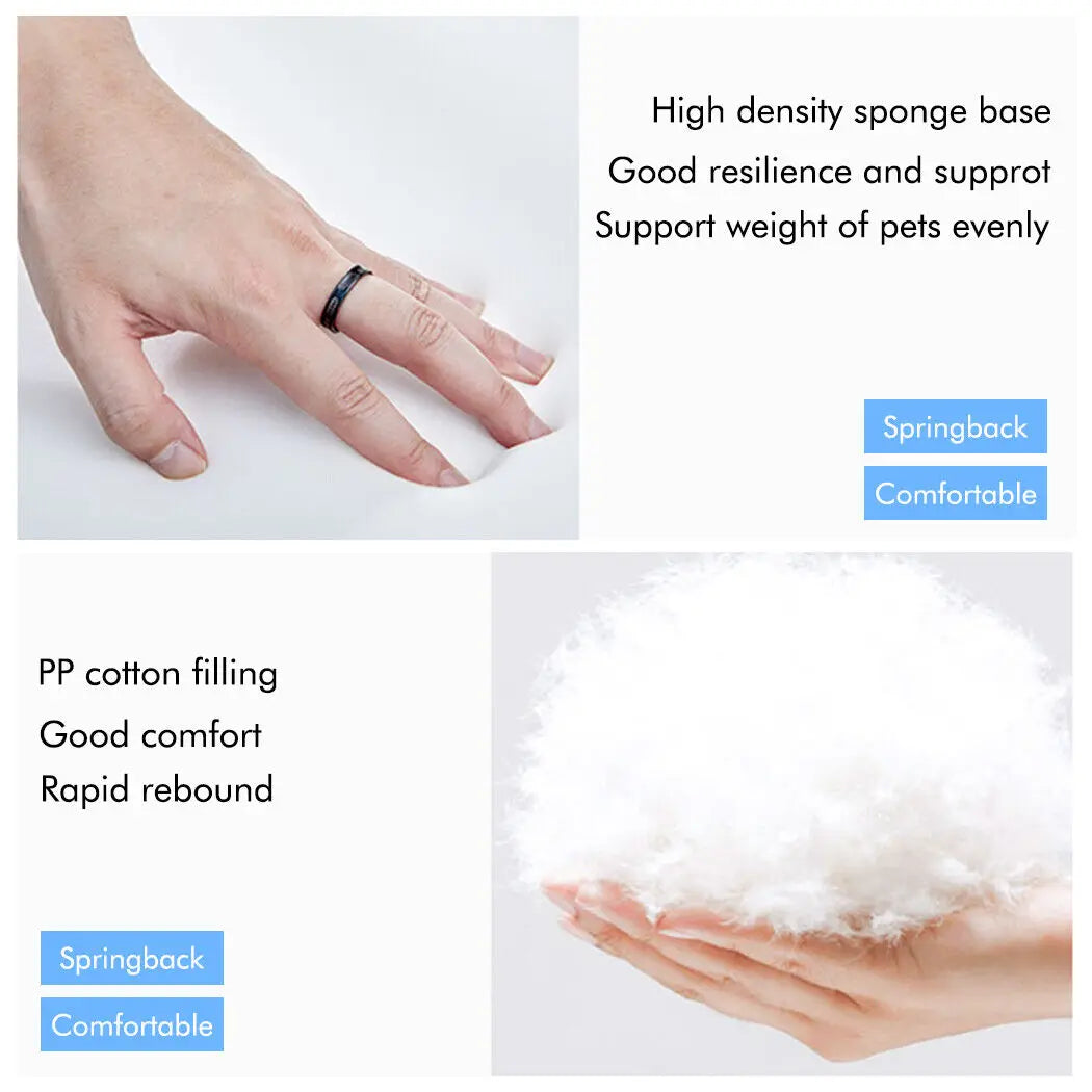 Orthopedic Dog Bed Extra Large – Supportive Pet Mattress with Bolster Sides, Removable Washable Cover & Soft Foam Cushion