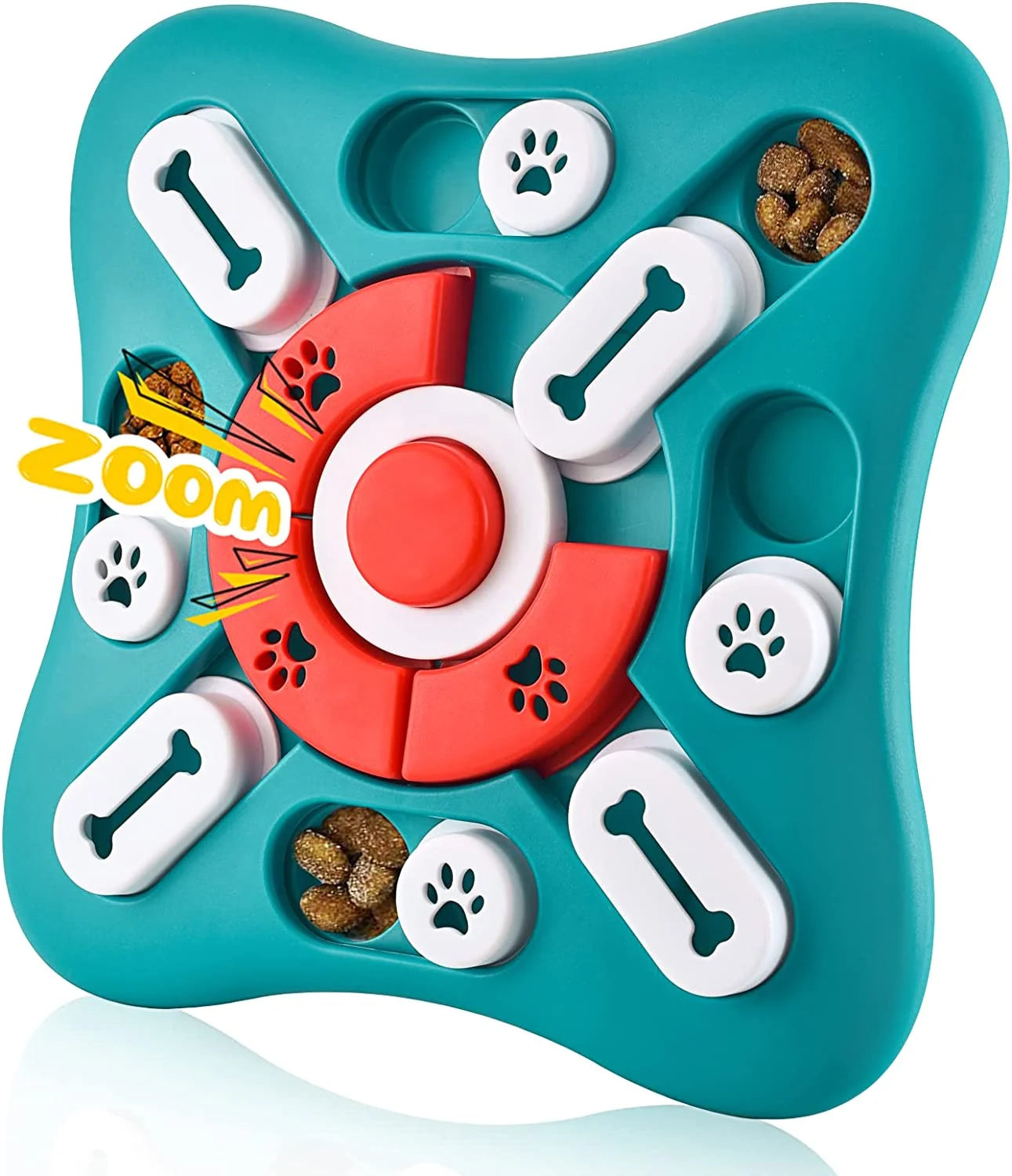 Interactive Dog Puzzle Toy for IQ Training – Treat Dispenser for Small, Medium & Large Dogs – Mental Stimulation Enrichment Game