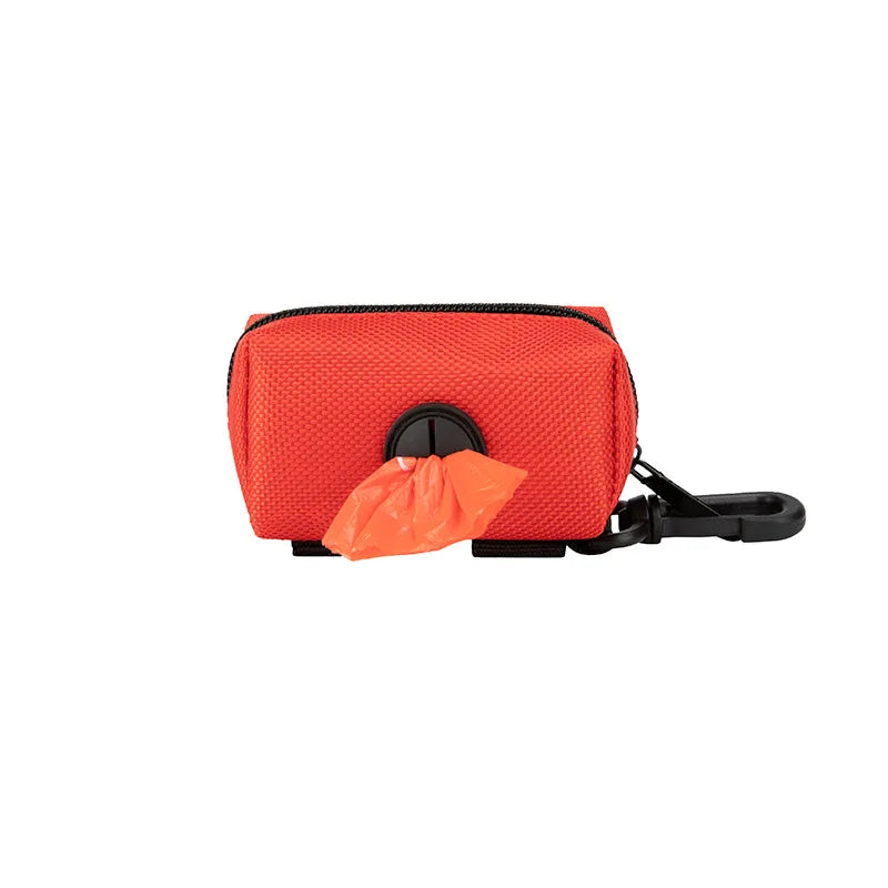 Adjustable Pet Dog Poop Bag Holder - Convenient Leash Attachment for Easy Waste Disposal on the Go!