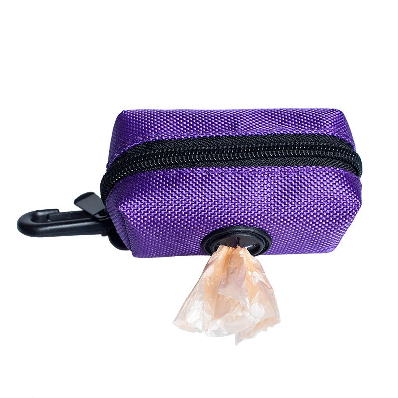 Adjustable Pet Dog Poop Bag Holder - Convenient Leash Attachment for Easy Waste Disposal on the Go!