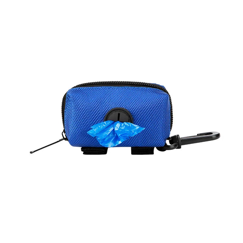 Adjustable Pet Dog Poop Bag Holder - Convenient Leash Attachment for Easy Waste Disposal on the Go!