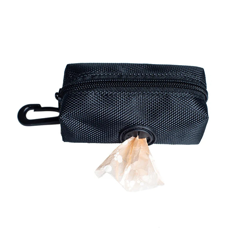 Adjustable Pet Dog Poop Bag Holder - Convenient Leash Attachment for Easy Waste Disposal on the Go!