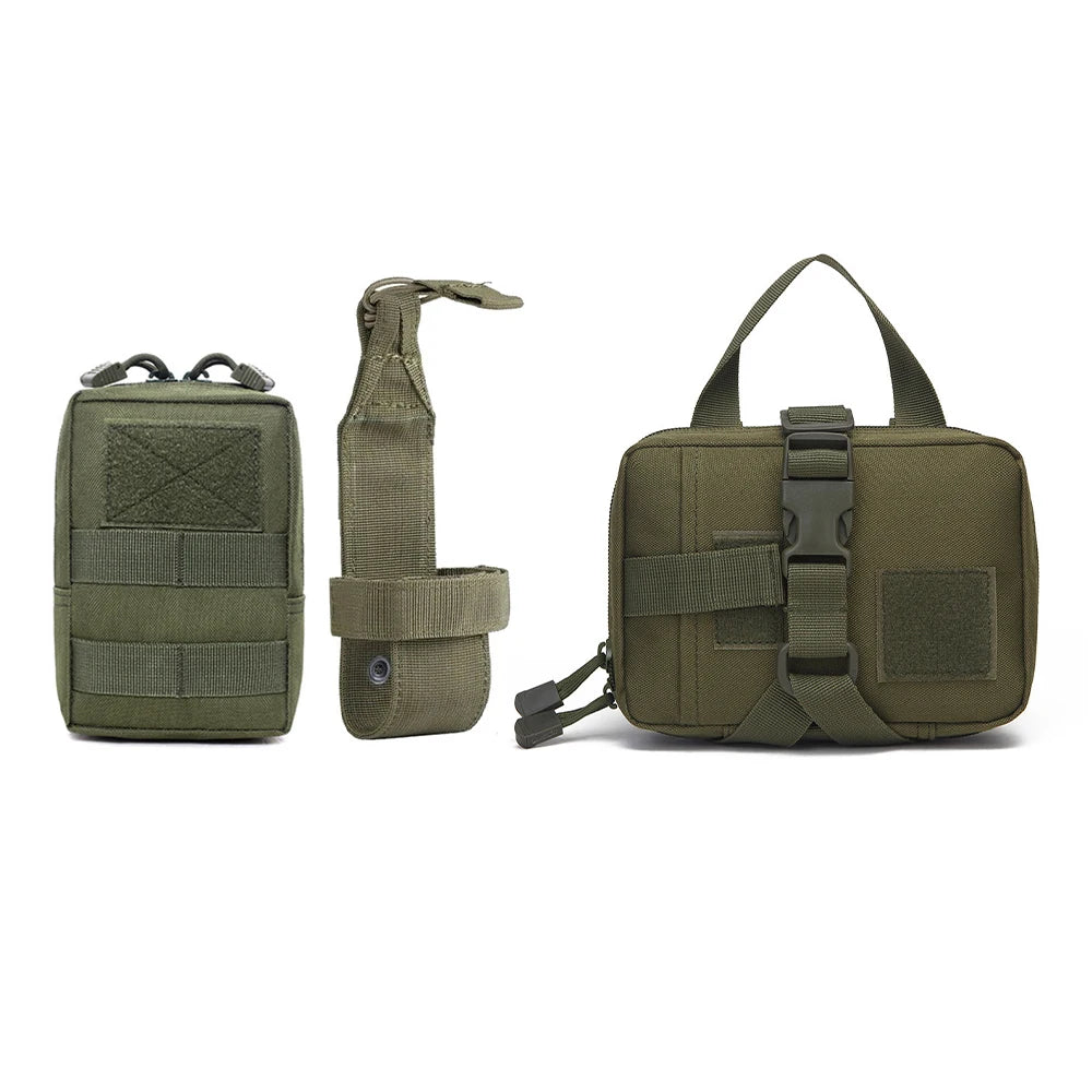 Dog Tactical Molle Pouch Set – Military-Style Utility Bags for Harness & Belt | Training Gear for Large Working Dogs