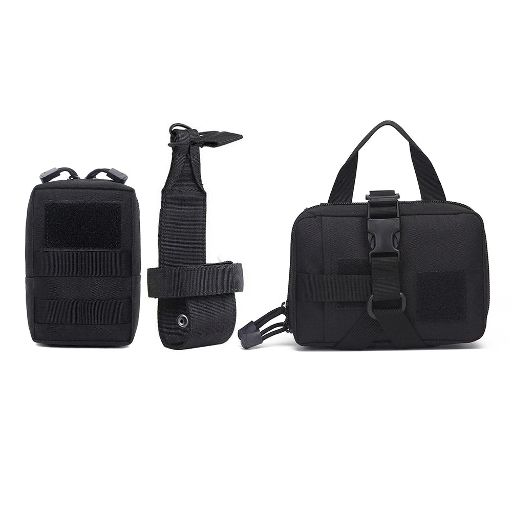 Dog Tactical Molle Pouch Set – Military-Style Utility Bags for Harness & Belt | Training Gear for Large Working Dogs