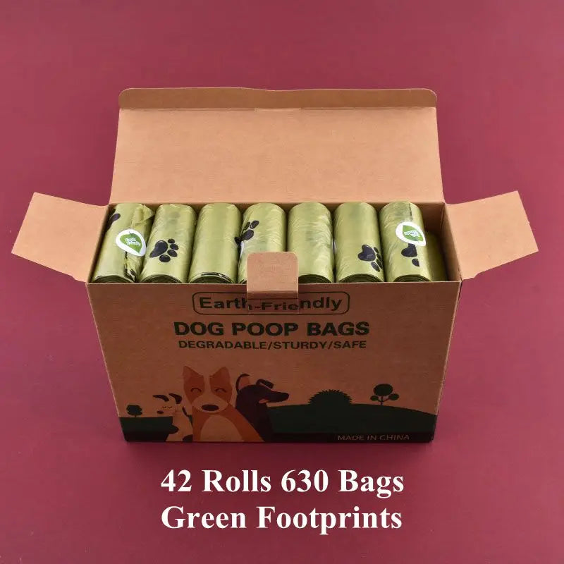 Bulk Biodegradable Dog Poop Bags with Dispenser – Scented Cat & Dog Waste Bags (6 to 42 Rolls, Eco-Friendly & Leak-Proof)