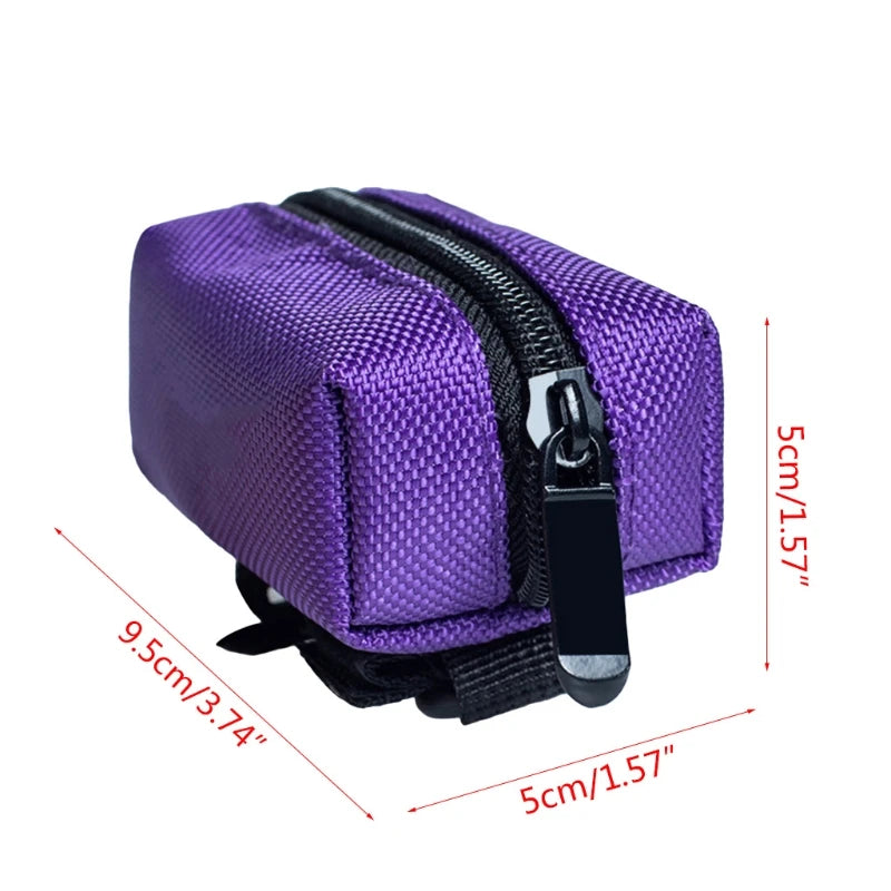 Adjustable Pet Dog Poop Bag Holder - Convenient Leash Attachment for Easy Waste Disposal on the Go!