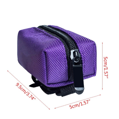 Adjustable Pet Dog Poop Bag Holder - Convenient Leash Attachment for Easy Waste Disposal on the Go!