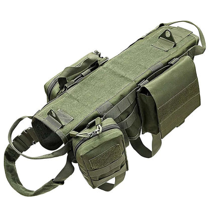 Camouflage Tactical Dog Harness & Leash Set – No-Pull Training Vest for German Shepherd, Malinois & Large Dogs | Adjustable & Durable
