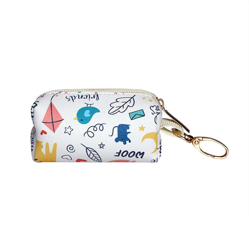 Adjustable Pet Dog Poop Bag Holder - Convenient Leash Attachment for Easy Waste Disposal on the Go!